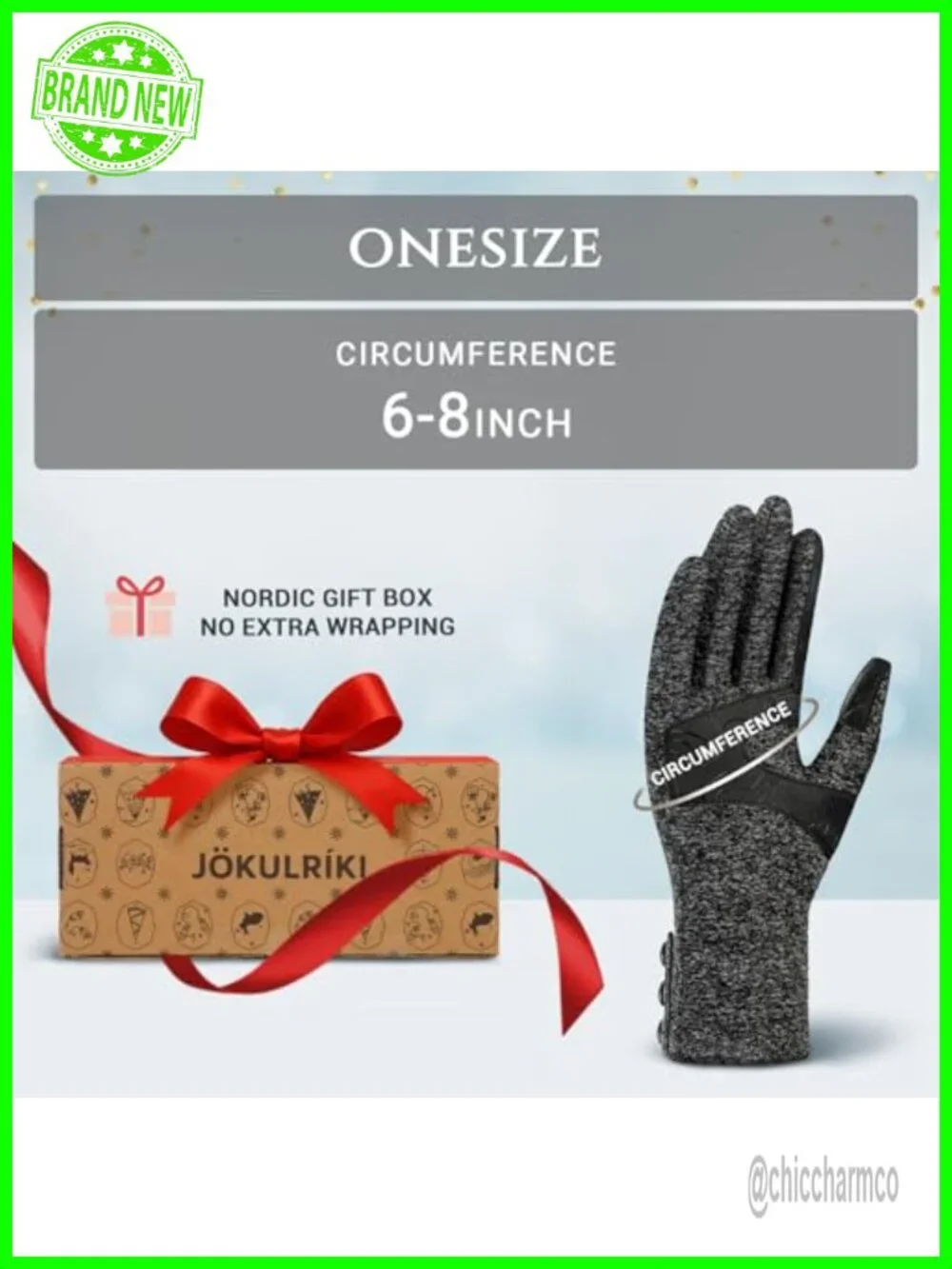 Winter Touchscreen Gloves with Fleece Lining Anti-Slip Palm Stretch Comfort